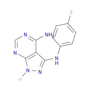 N3-(4-氟苯基)-1H-吡唑并[3,4-d]嘧啶-3,4-二胺