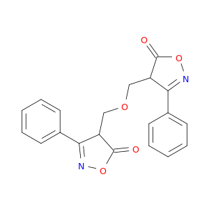 5(4H)-Isoxazolone, 4,4'-[oxybis(methylene)]bis[3-phenyl-