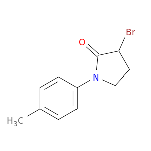 3-bromo-1-(4-methylphenyl)pyrrolidin-2-one