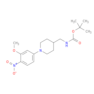 tert-Butyl ((1-(3-methoxy-4-nitrophenyl)piperidin-4-yl)methyl)carbamate