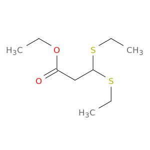 Propanoic acid, 3,3-bis(ethylthio)-, ethyl ester