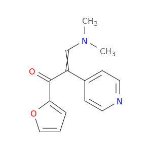 2-Propen-1-one, 3-(dimethylamino)-1-(2-furanyl)-2-(4-pyridinyl)-