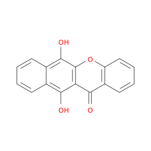 12H-Benzo[b]xanthen-12-one, 6,11-dihydroxy-