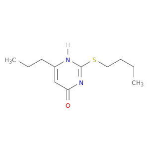 4(1H)-Pyrimidinone, 2-(butylthio)-6-propyl-