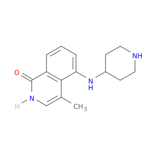 1(2H)-Isoquinolinone, 4-methyl-5-(4-piperidinylamino)-