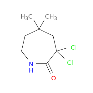 2H-Azepin-2-one, 3,3-dichlorohexahydro-5,5-dimethyl-