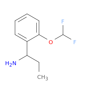1-[2-(difluoromethoxy)phenyl]propan-1-amine