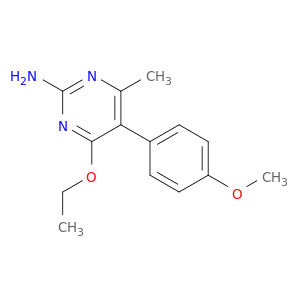 2-Pyrimidinamine, 4-ethoxy-5-(4-methoxyphenyl)-6-methyl-