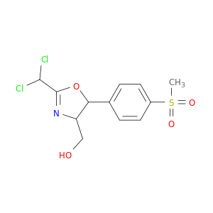 2-(DICHLOROMETHYL)-4,5-DIHYDRO-5-(4-MESYLPHENYL)OXAZOL-4-YLMETHANOL