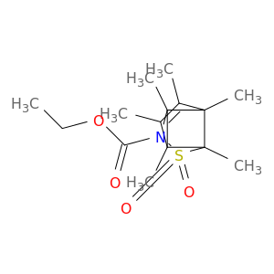 Ethyl 1,2,5,6,7,8-hexamethyl-3-thia-4-azatricyclo[3.3.0.02,6]oct-7-ene-4-carboxylate 3,3-dioxide