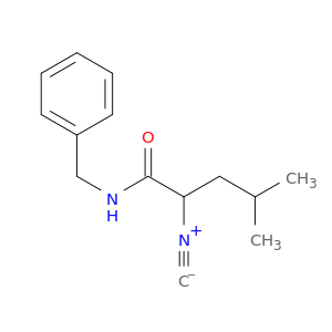 Pentanamide, 2-isocyano-4-methyl-N-(phenylmethyl)-