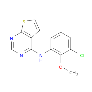 Thieno[2,3-d]pyrimidin-4-amine, N-(3-chloro-2-methoxyphenyl)-