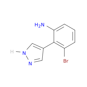 3-Bromo-2-(1H-pyrazol-4-yl)aniline