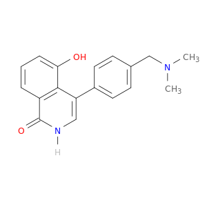 1(2H)-Isoquinolinone, 4-[4-[(dimethylamino)methyl]phenyl]-5-hydroxy-