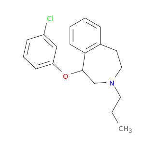1H-3-Benzazepine, 1-(3-chlorophenoxy)-2,3,4,5-tetrahydro-3-propyl-