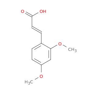 (E)-3-(2,4-二甲氧基苯基)丙烯酸