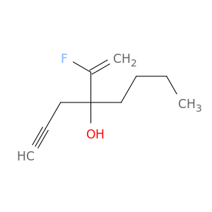 1-Octyn-4-ol, 4-(1-fluoroethenyl)-