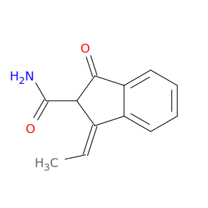 (3E)-3-ethylidene-1-oxo-indene-2-carboxamide