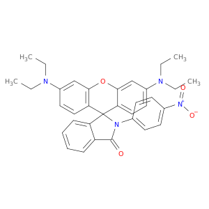 3',6'-双(二乙氨基)-2-(4-硝基苯基)螺[异吲哚-1,9'-氧杂蒽]-3-酮