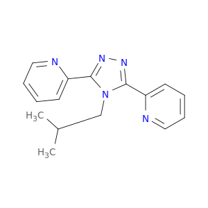 Pyridine, 2,2'-[4-(2-methylpropyl)-4H-1,2,4-triazole-3,5-diyl]bis-
