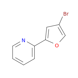 Pyridine, 2-(4-bromo-2-furanyl)-