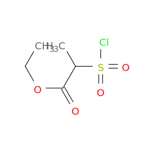 Propanoic acid, 2-(chlorosulfonyl)-, ethyl ester