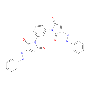 1H-Pyrrole-2,5-dione, 1,1'-(1,3-phenylene)bis[3-(2-phenylhydrazino)-