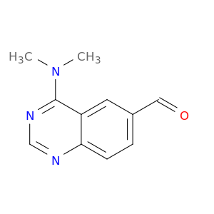 6-Quinazolinecarboxaldehyde, 4-(dimethylamino)-