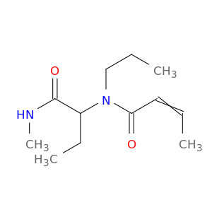 2-Butenamide, N-[1-[(methylamino)carbonyl]propyl]-N-propyl-