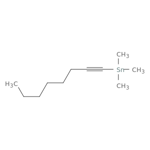 Stannane, trimethyl-1-octynyl-