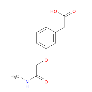 2-{3-[(methylcarbamoyl)methoxy]phenyl}acetic acid