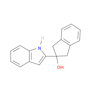 1H-Inden-2-ol, 2,3-dihydro-2-(1H-indol-2-yl)-