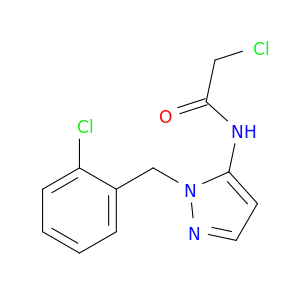 2-Chloro-N-(1-(2-chlorobenzyl)-1H-pyrazol-5-yl)acetamide
