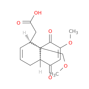 1-Naphthaleneaceticacid, 1,4,4a,5,8,8a-hexahydro-7-methoxy-8a-(methoxymethyl)-5,8-dioxo-, (1a,4ab,8ab)- (9CI)