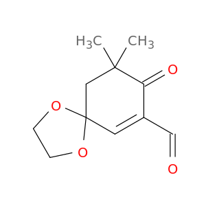 1,4-Dioxaspiro[4.5]dec-6-ene-7-carboxaldehyde, 9,9-dimethyl-8-oxo-