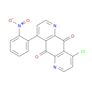 Pyrido[2,3-g]quinoline-5,10-dione, 4-chloro-9-(2-nitrophenyl)-