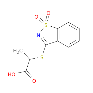 2-[(1,1-二恶英-1,2-苯并二噻唑-3-基)]硫酸丙酸