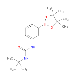 1-(叔丁基)-3-(3-(4,4,5,5-四甲基-1,3,2-二氧硼杂环戊烷-2-基)苯基)脲