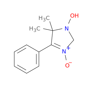 1H-Imidazole, 2,5-dihydro-1-hydroxy-5,5-dimethyl-4-phenyl-, 3-oxide