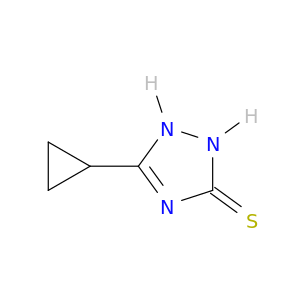 5-cyclopropyl-1,2-dihydro-3H-1,2,4-triazole-3-thione