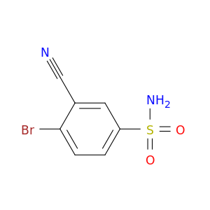 4-bromo-3-cyanobenzene-1-sulfonamide