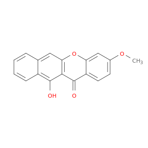 12H-Benzo[b]xanthen-12-one, 11-hydroxy-3-methoxy-