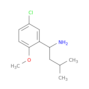 1-(5-Chloro-2-methoxyphenyl)-3-methylbutan-1-amine