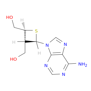 2,3-Thietanedimethanol, 4-(6-amino-9H-purin-9-yl)-, (2S,3R,4R)-