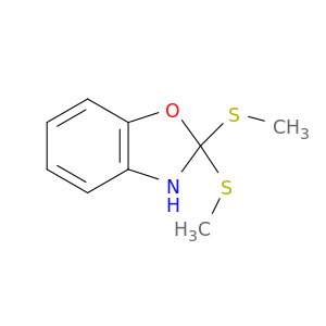 Benzoxazole, 2,3-dihydro-2,2-bis(methylthio)-