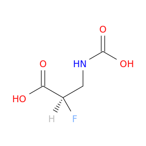 Propanoic acid, 3-(carboxyamino)-2-fluoro-, (R)-