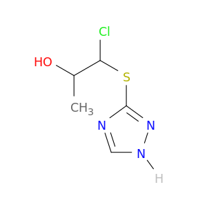 3-(1-CHLORO-2-HYDROXYPROPYLTHIO)-1,2,4-TRIAZOLE