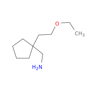 [1-(2-ethoxyethyl)cyclopentyl]methanamine