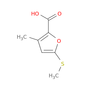 3-Methyl-5-(methylsulfanyl)furan-2-carboxylic acid
