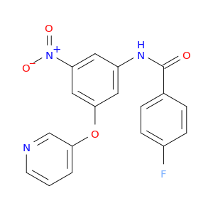 Benzamide, 4-fluoro-N-[3-nitro-5-(3-pyridinyloxy)phenyl]-